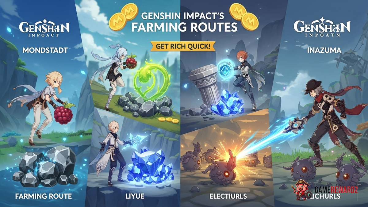 Genshin Impact's Farming Routes – Get Rich Quick!